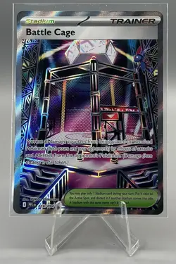 ??Battle Cage | 116/094 | Full Art Ultra Rare | Phantasmal Flames | Pokemon ?? - Image 2