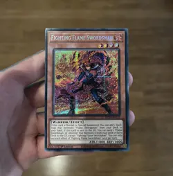 Fighting Flame Swordsman MP24-EN132 Prismatic Secret Rare Yu-Gi-Oh NM+ - Image 1