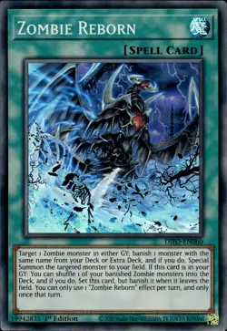 Zombie Reborn - Super Rare 1st Edition DIFO-EN060 - NM - YuGiOh - Image 1