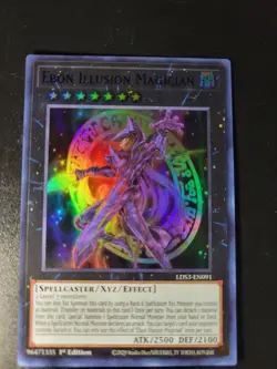 Yu-Gi-Oh! Legendary Duelists - Ebon Illusion Magician (Blue) - LDS3-EN091 - Image 1