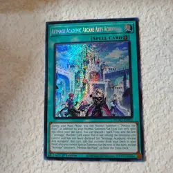 Yu-Gi-Oh! Artmage Academic Arcane Arts Acropolis *SECRET RARE* DUAD-EN054 NM/M - Image 1