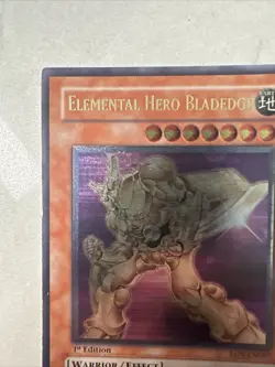 Yu-Gi-Oh! Elemental Hero Bladedge Ultimate Rare 1st Edition EEN-EN007 - Image 2