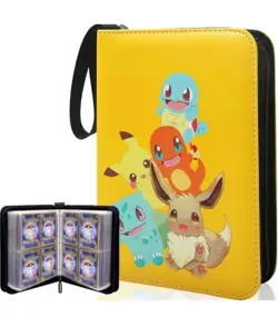 50 Pages Premium Pocket ZIP Card Binder/Folder Pokemon 400 Cards Album Collector - Image 1