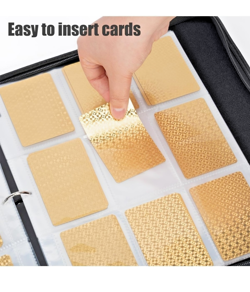 50 Pages Premium Pocket ZIP Card Binder/Folder Pokemon 400 Cards Album Collector - Image 2