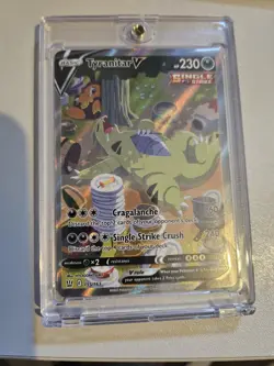 Tyranitar v Full Art Alternate Holo Card 155/163 Swsh05: Battle Styles - Image 2