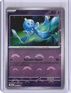 Frillish Poke Ball Reverse Holo White Flare 44/86 Pokemon Card NM - Image 1