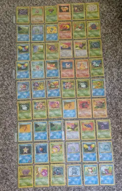 Lot 54 Pokemon Cards TCG Muk Hitmonchan Vileplume Holographic Vintage Pkmn - Image 1