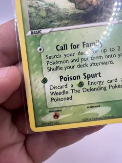 Weedle 86/112 EX FireRed & LeafGreen Pokemon Card LP - Image 5