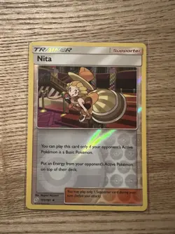 Nita 151/181 - Team Up - Uncommon - Reverse Holo - Pokemon Card TCG NM 0601#132 - Image 1