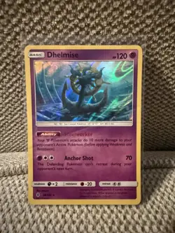 Dhelmise (Holo) - Guardians Rising 59/145 Rare Pokemon Card Near Mint - Image 1