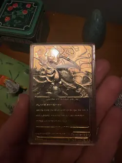 RARE 1999 CHARIZARD Pokemon Special Edition 23 Karat Gold Plated Trading Card - Image 3