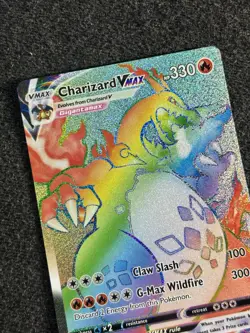 Pokemon Card Charizard VMax 074/073 Champions Path Rainbow Rare 2020 TCG NM - Image 5