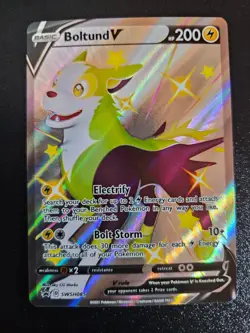 Boltund V SWSH085 Black Star Promo NM Pokemon Card - Image 1