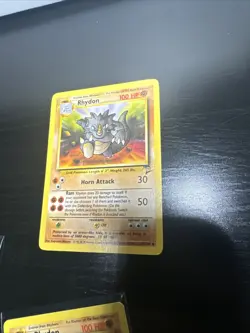 Pokemon Card TCG WOTC Rhydon Base Set 2 59/130 Regular Unlimited Uncommon - Image 2