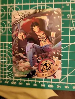 Trafalgar D. Water Law One Piece Anime SR Foil Card OP04-SR04 Dressrosa - Image 2
