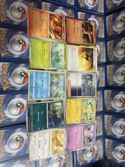 Resealed Pokemon Packs 10 Cards Per Pack 1 Holo Guaranteed Buy 10 Get A HoloRare - Image 1
