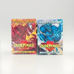 1995 FLEER Marvel OverPower Lethal Allies & Heroes Assemble Card Game - Image 1