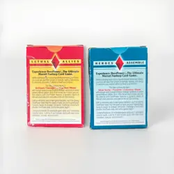 1995 FLEER Marvel OverPower Lethal Allies & Heroes Assemble Card Game - Image 3