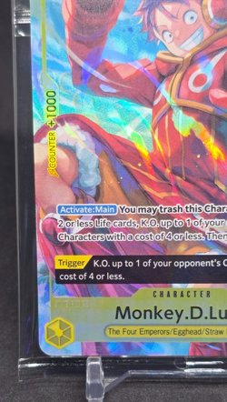 One Piece Illustration Box Volume 3 Monkey D Luffy Promo Alt Art Card English - Image 2