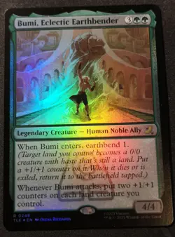 Bumi, Eclectic Earthbender - Foil - TLE - MTG - EN - NM - 0248 - Image 1