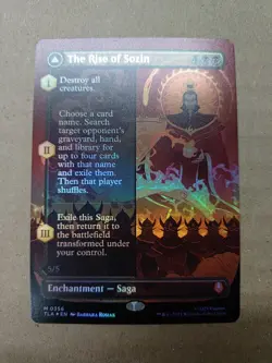 The Rise of Sozin / Fire Lord Sozin Avatar TLA #356 Foil Borderless NM - Image 1