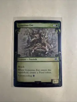 Mtg Generous Ent LTR 0620 C NM FOIL Showcase Scrolls - Image 1