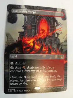 Blazemire Verge (Borderless) Duskmourn: House of Horror Regular - Image 1
