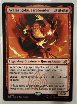 Avatar Roku, Firebender - MTG - The Last Airbender Magic - M 0112 TLE - Image 1