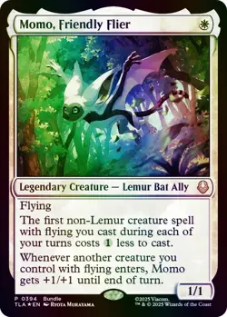 Momo, Friendly Flier Unique and Miscellaneous Promos NM MTG Foil - Image 1