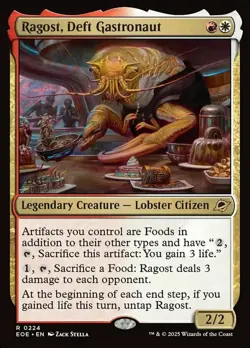 x1 Ragost, Deft Gastronaut - Foil R MTG Edge of Eternities M/NM, English - Image 1