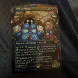 MTG Vivi Ornitier (Borderless Chocobo Track Foil) Final Fantasy Foil - FIN 0570 - Image 1