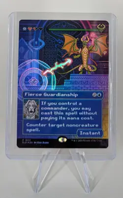 MTG Foil Fierce Guardianship (1823) | NM | Extra Life | Secret Lair Drop | Magic - Image 1