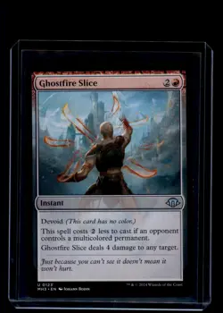 MTG Ghostfire Slice #123 Uncommon Modern Horizons 3 - Image 1