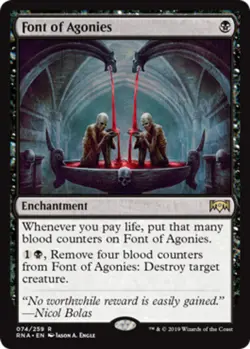 MTG - Font of Agonies - Ravnica Allegiance - NM, English Magic FLAT RATE SHIP - Image 1