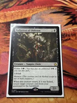 MTG Nullpriest of Oblivion ** Foundations Jumpstart ** English (NM) - Image 1