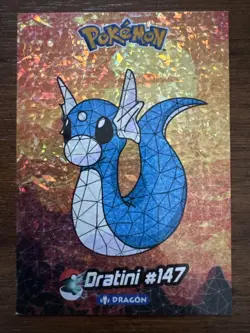 Dratini #147 - Cracked Ice Holo - Crystal Collection 2024 - Pokemon Card - Image 1