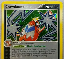 Pokemon Crawdaunt #6/107 Holo Rare - 2005 EX Deoxys - NM to Mint Condition! - Image 3