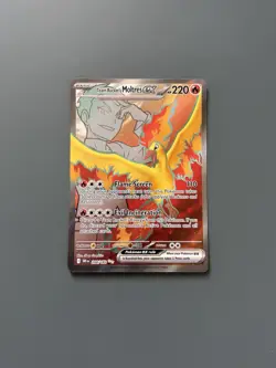 Pokemon TCG 2025 Destined Rivals: Team Rocket’s Moltres ex 208/182 Ultra Rare NM - Image 1