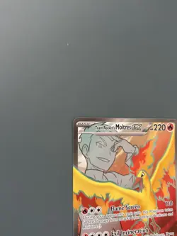 Pokemon TCG 2025 Destined Rivals: Team Rocket’s Moltres ex 208/182 Ultra Rare NM - Image 2