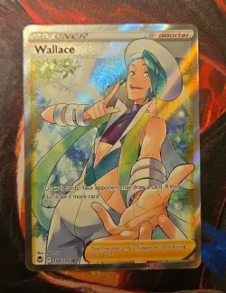 Wallace (Full Art) 194/195 Sword & Shield - Silver Tempest Holo Pokemon TCG ?? - Image 1