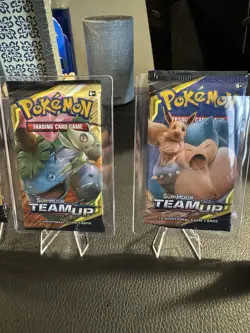 Pokemon Sun & Moon Team Up - Lot Of (6) Packs - Full Art Set And (2) Sleeved - Image 3