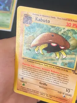 CARTE POKEMON KABUTO 50/62 FR COMMUNE WIZARDS FOSSILE - TBE - Image 2