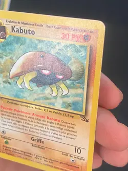 CARTE POKEMON KABUTO 50/62 FR COMMUNE WIZARDS FOSSILE - TBE - Image 3