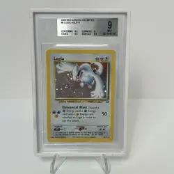 2000 POKEMON NEO GENESIS #9/111 LUGIA HOLO RARE UNLIMITED BGS 9 - Image 1