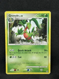 2009 Pokemon Platinum Arceus Grovyle 39/99 Uncommon Stage 1 HP - Image 1