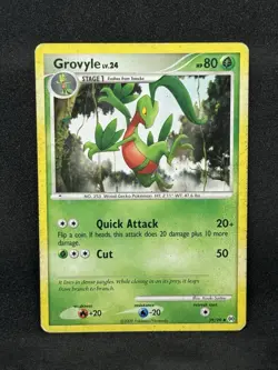 2009 Pokemon Platinum Arceus Grovyle 39/99 Uncommon Stage 1 HP - Image 3