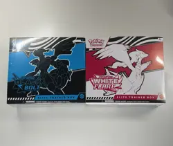 BRAND NEW SEALED Pokemon Black Bolt And White Flare ETBs Set Of Two Fast Ship!🔥 - Image 1