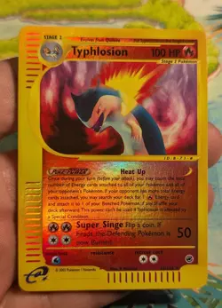 Vintage! - Typhlosion - Pokemon TCG Expedition 65/165 - Reverse Holo Rare - NM+ - Image 3