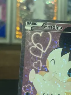 Pokemon Emolga RC23/RC25 Legendary Treasures Radiant Collection Full Art Holo LP - Image 5