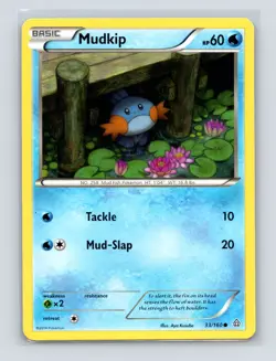 Pokemon TCG Mudkip 33/160 XY - Primal Clash Normal LP - Image 1